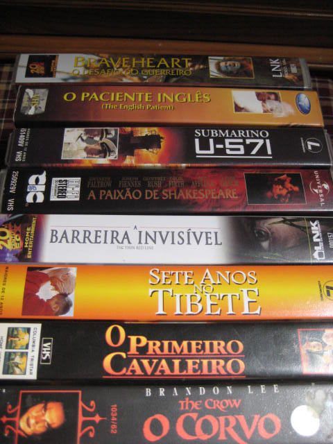 Filmes VHS originais vários
