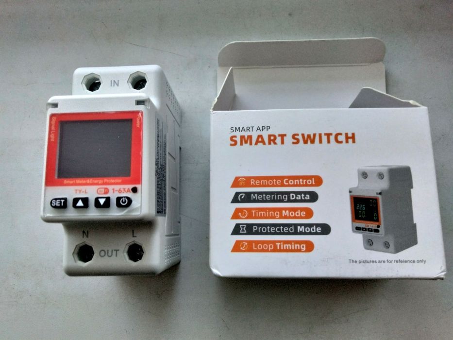 Умное Wi-Fi реле 63А: Защита от скачков напряжения, перегрузки и УЗО