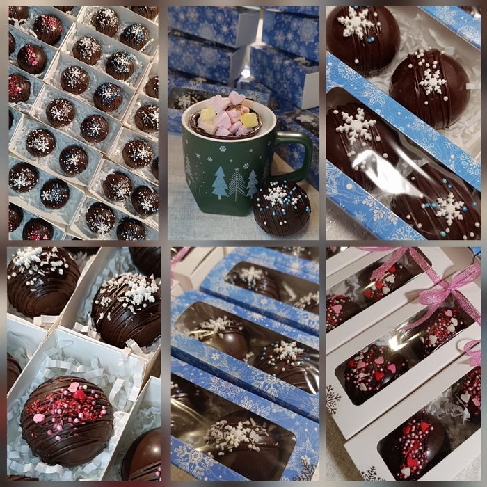 Знижка! Шоколадна кулька Какао бомбочка