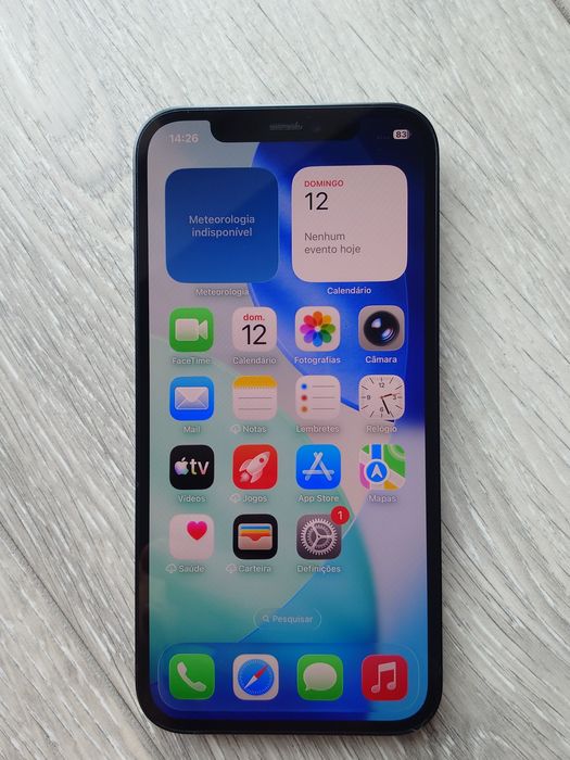 iPhone 12 128GB black sem único risco