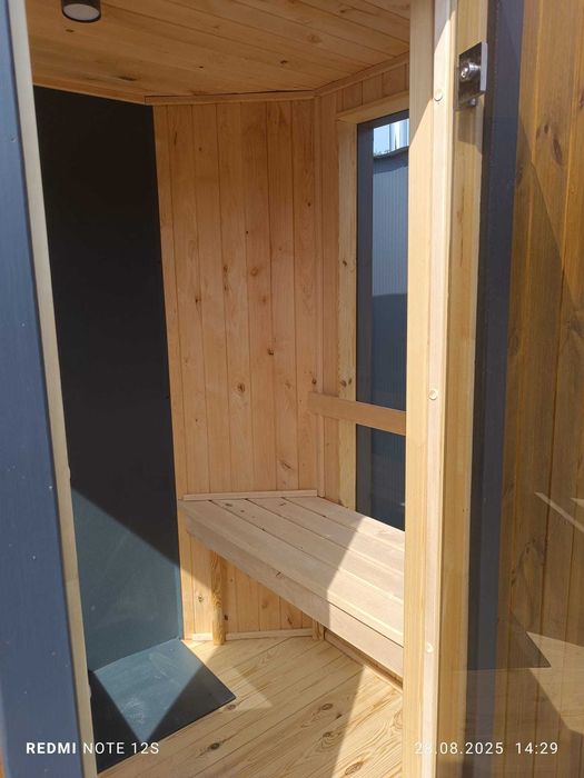 Sauna ogrodowa elektryczna 6kW Kwadrat Dostawa Cała Polska