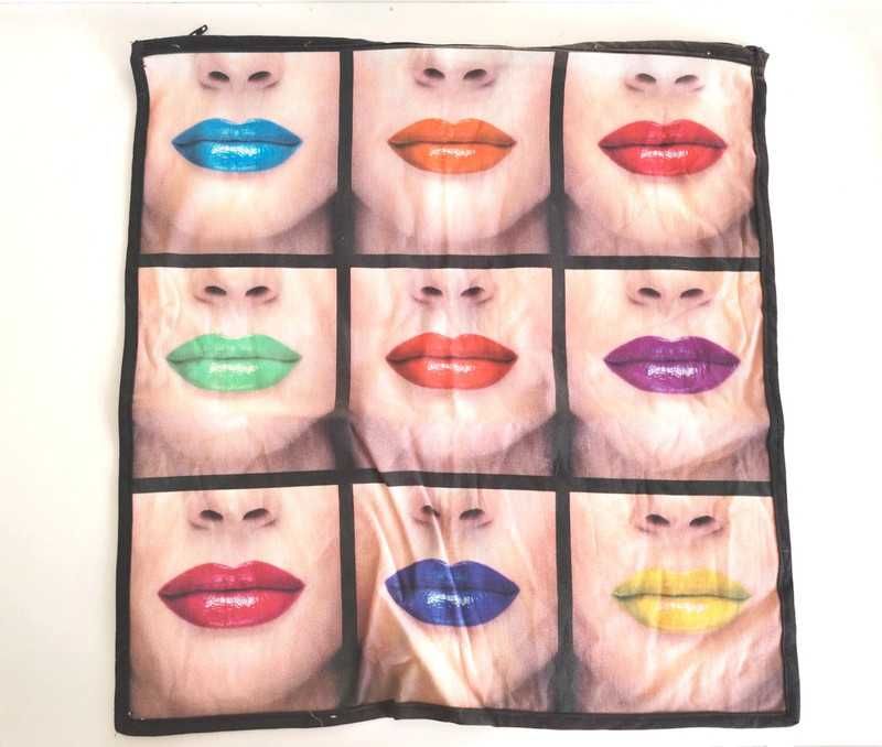 Lábios fronha de almofada