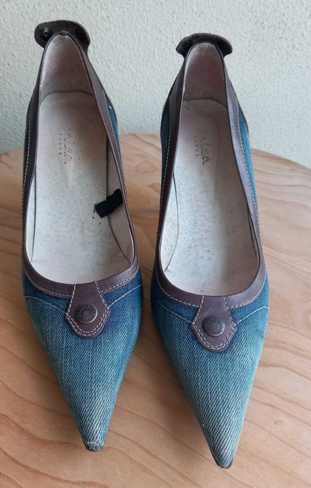 Sapatos em ganga "salsa"