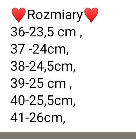 Sneakersy dostępne roz 36-41