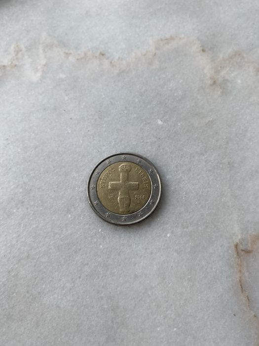 Moeda 2 euros Kibris 2008 Chipre