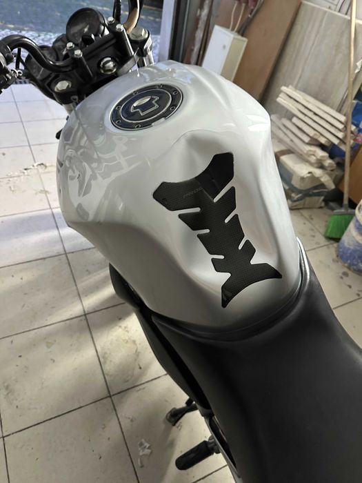 Honda CBF500 acidentada