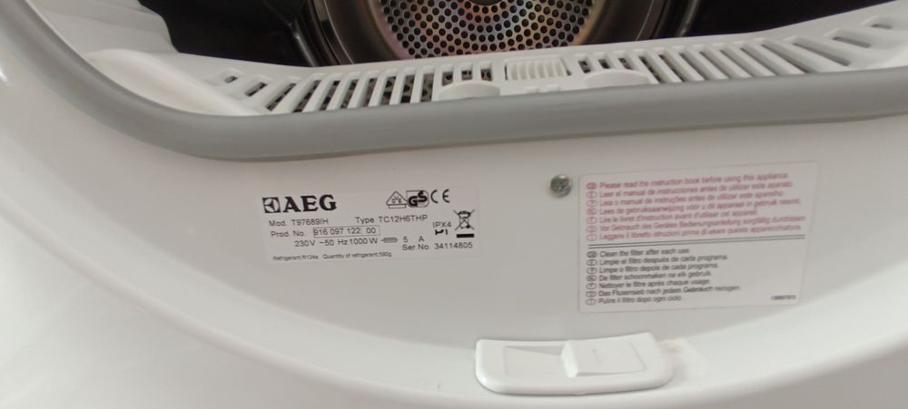 Suszarka AEG T97689IH3(Electrolux) LAVATHERM EXCLUSIV