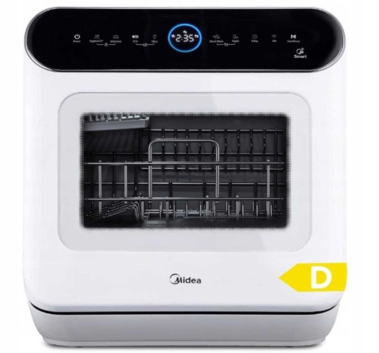 Mini zmywarka nablatowa Midea 2w1, kempingowa, biała