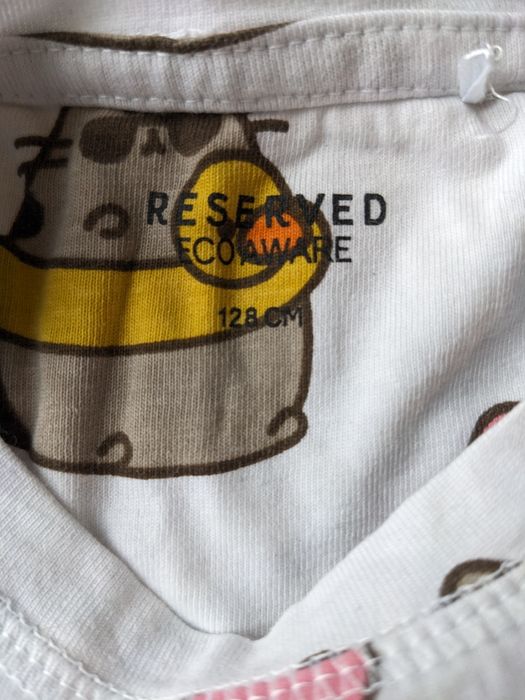 PUSHEEN nowy Reserved t-shirt 122/128cm z metką
