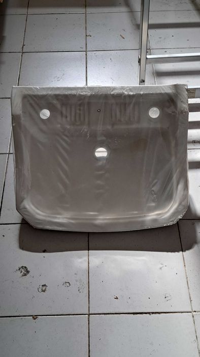 Lavatório Vintage quadrado branco
