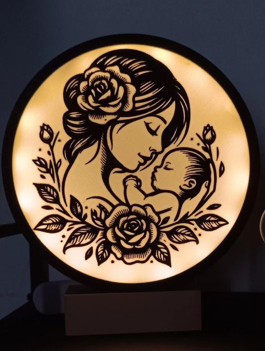 Lampka led mama.