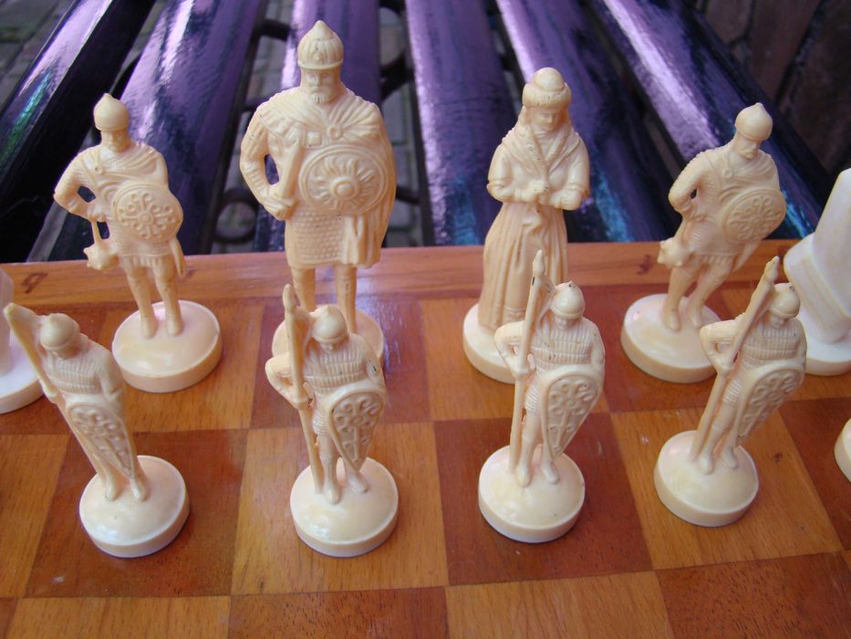 Шахматы Рыцари Киевская Русь из СССР.
