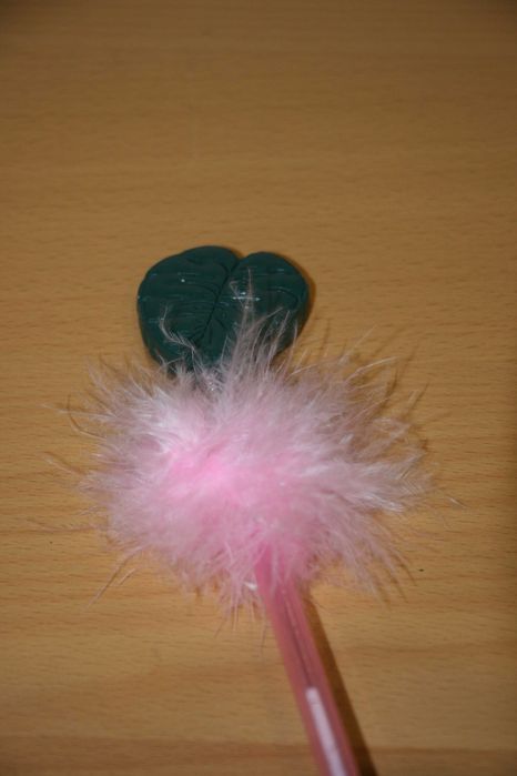 Caneta com Penas - NOVO