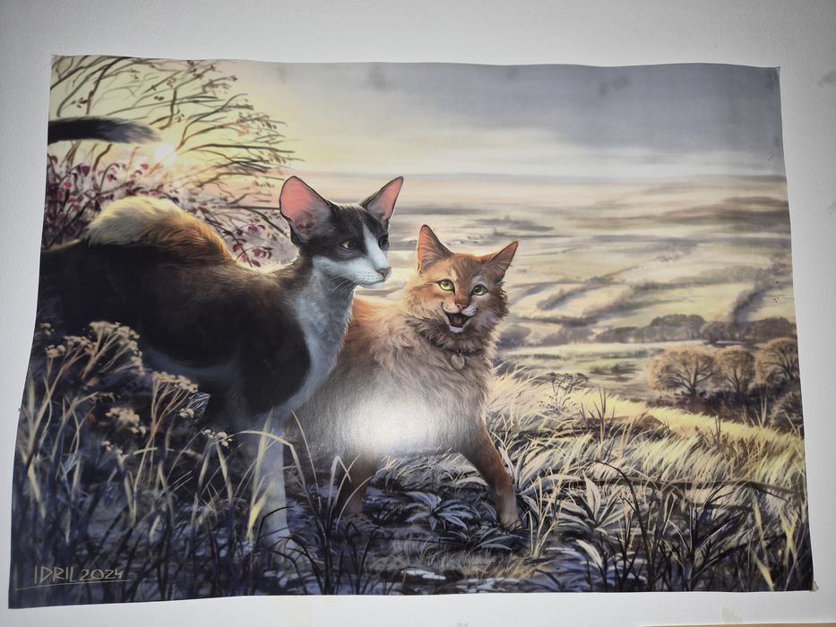 Plakat wojwonicy Erin Hunter