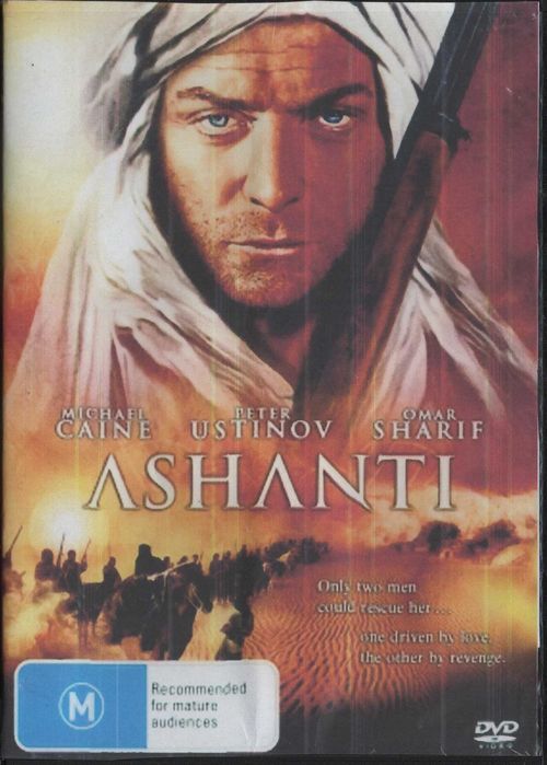 Dvd Ashanti - acção - Michael Caine/ Peter Ustinov/ Omar Sharif