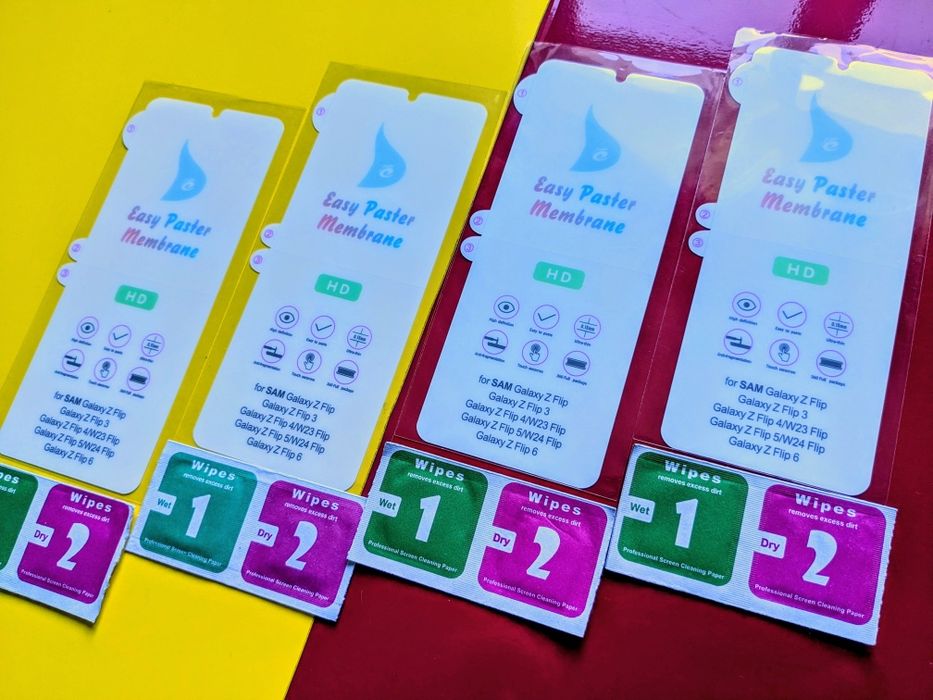 Гидрогелевая плёнка Samsung Flip 3 4 5 6, гидрогель samsung flip