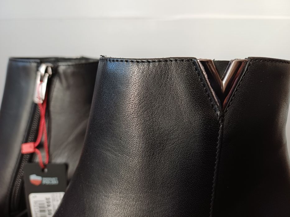 Nowe botki Wojas, skóra naturalna