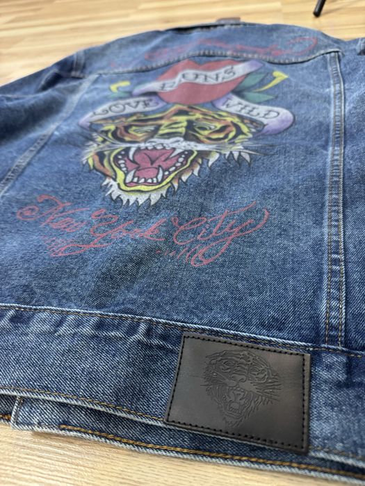 Джинсова куртка Ed Hardy