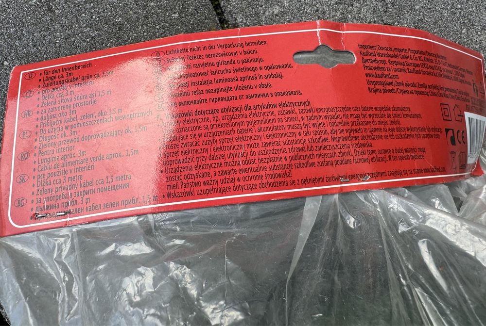 Girlanda choinkowa z 35 lampkami