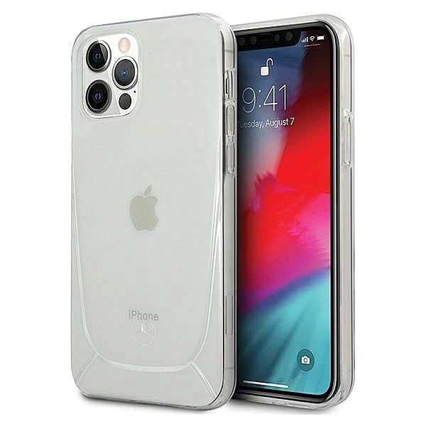 Etui Mercedes Transparent Line na iPhone 12 / iPhone 12 Pro - przezroc