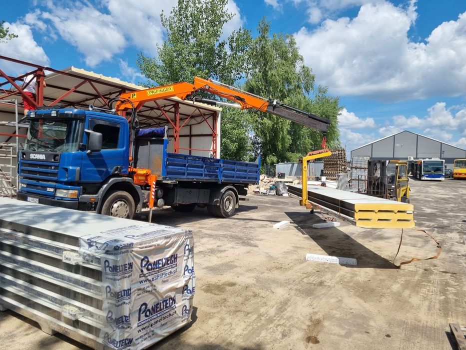 Usługi transportowe Transport HDS wywrotka platforma Autolaweta