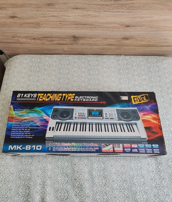 Piano para iniciação cinzento da Stol 61 teclas