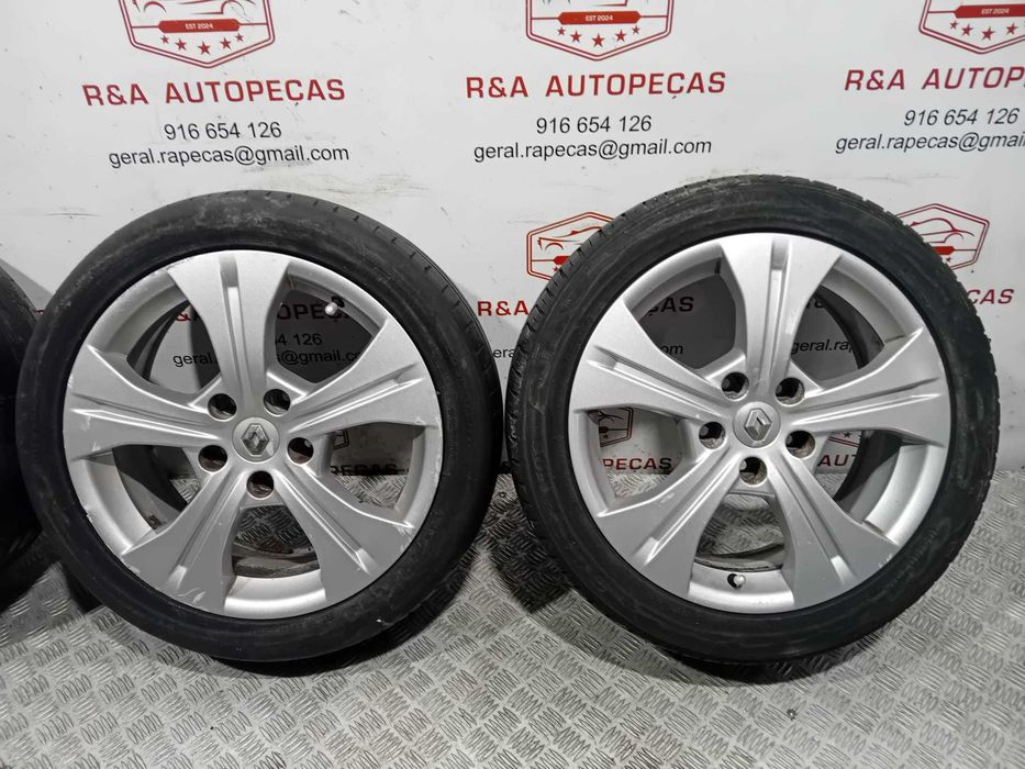 Conjunto Jantes Renault Megane 3 III R17 Original