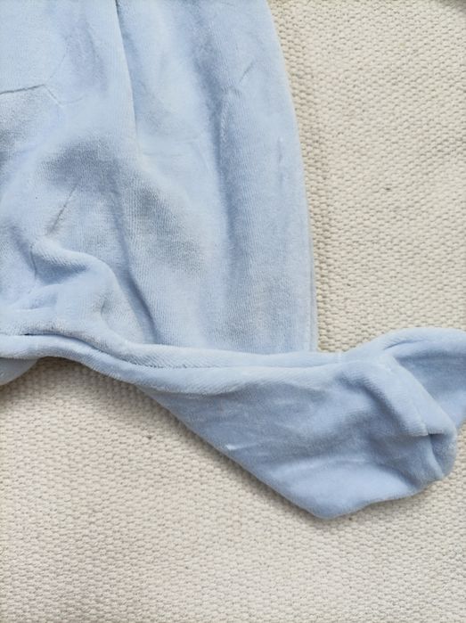 Welurowy pajacyk nowy 56-62