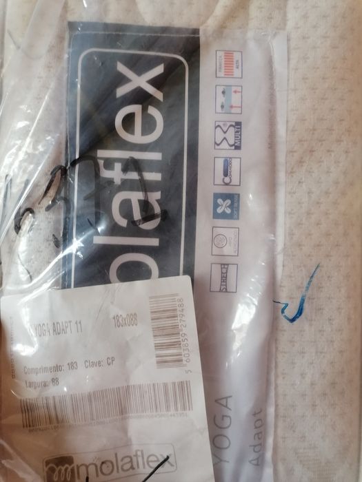 Colchão de solteiro 183cm x 88cm Molaflex C Yoga Adapt 11