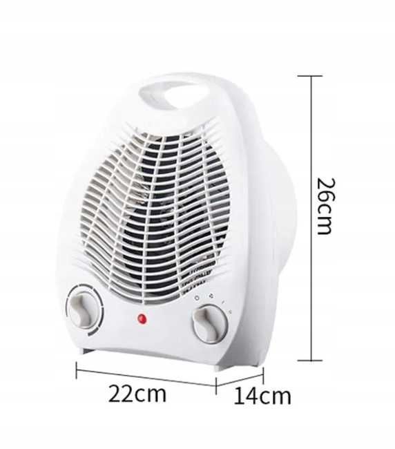 Farelka mocny grzejnik termowentylator elektryczny termostat 2000w piecyk