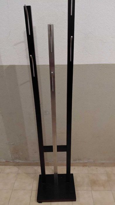 Cabide de entrada com 6 ganchos