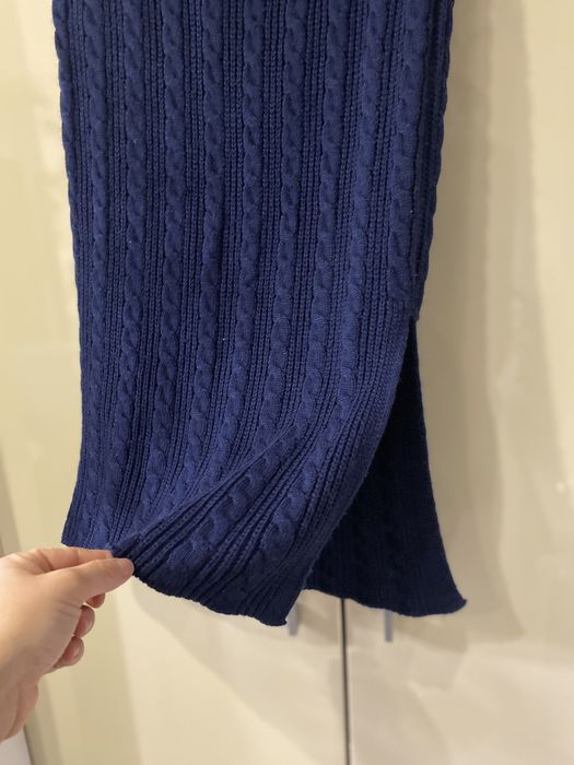 Sweterek +spódnica komplet granatowy