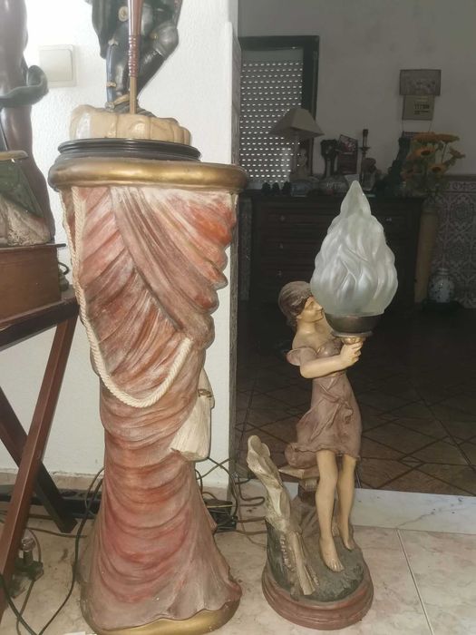 colunas de loiça decorativas