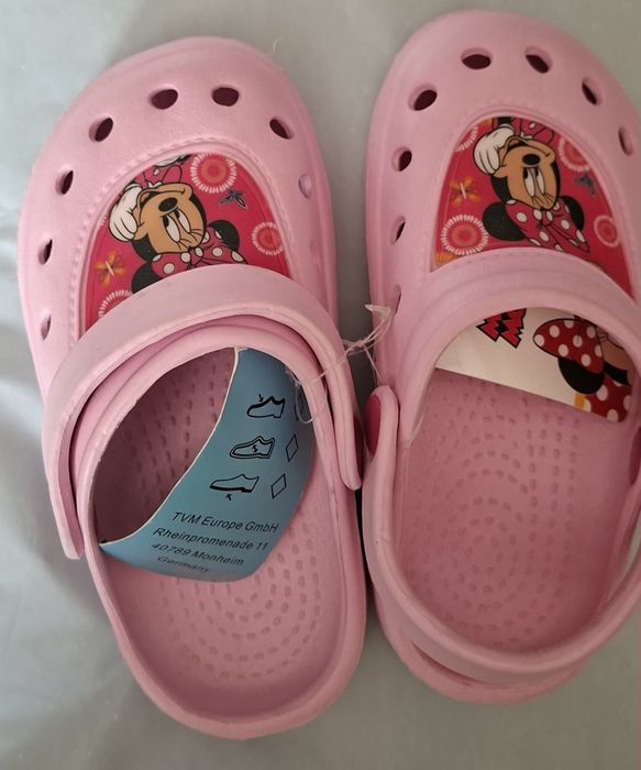 Buty dziewczęce klapki typu Crocs rozmiar 28/29