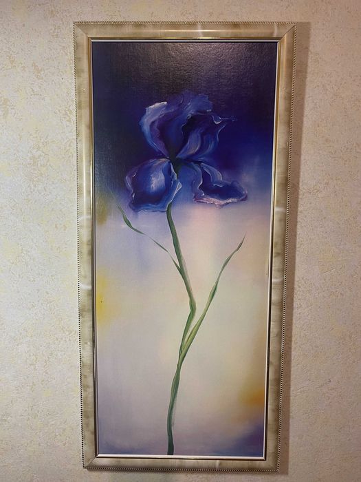 Репродукція картини Вінсента ван Гогота "Ірис" в рамі