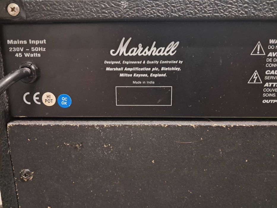 Marshall mg15cd, з fdd вкл/вкл емуляцією ламповості комбопідсилювач