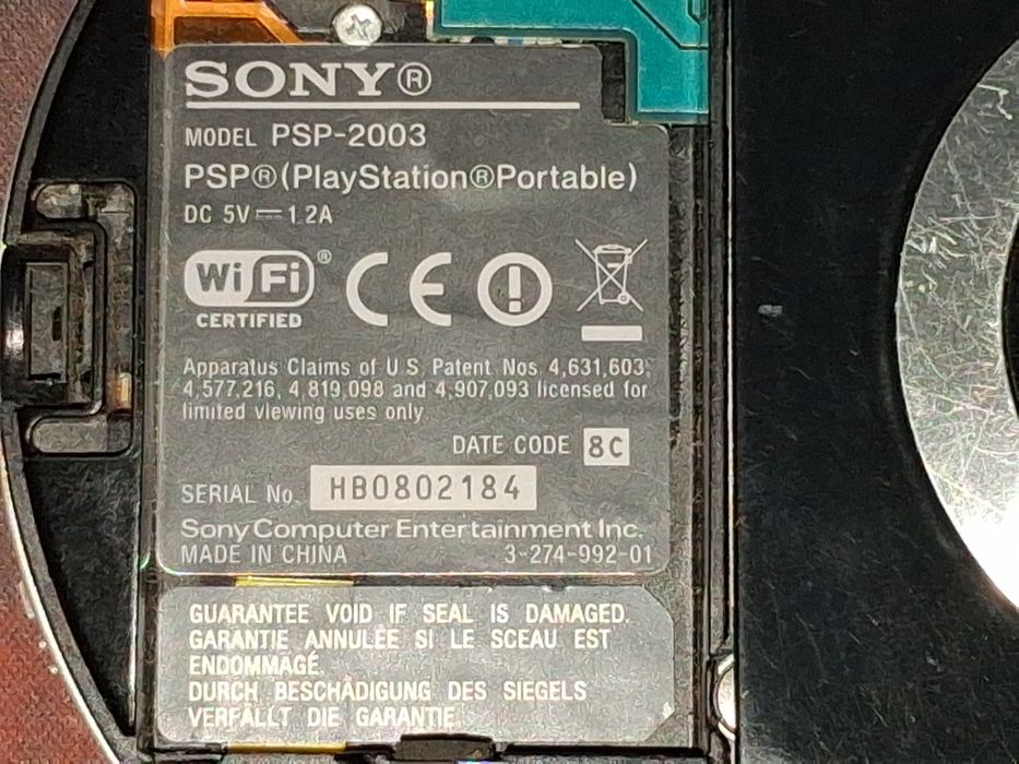 Sony PSP 2000 Piano Black