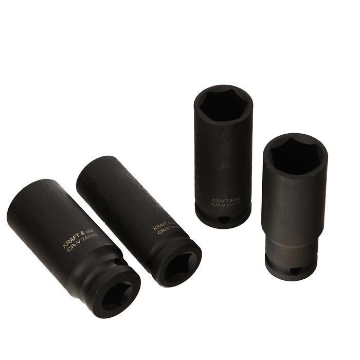 Nasadki udarowe 1/2 cala 10- 32 mm 16szt. Kraft&Dele KD11749