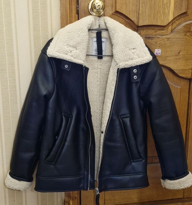 Куртка демісезонна, еко шкіра, Sinsay