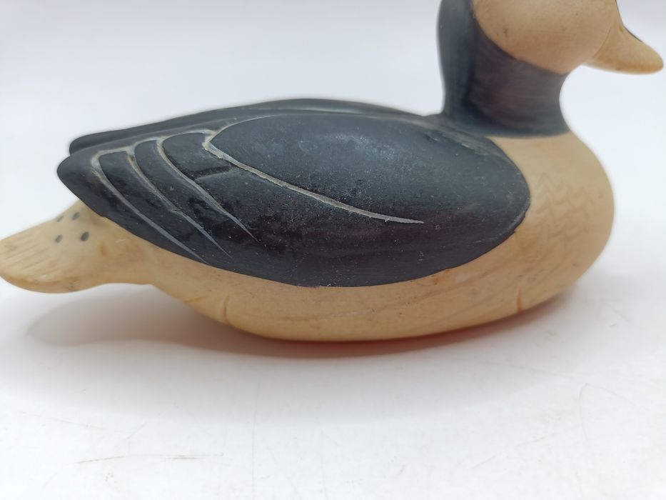 Ceramika dekoracja Mała kaczka ręcznie malowana wiosenna ozdoba