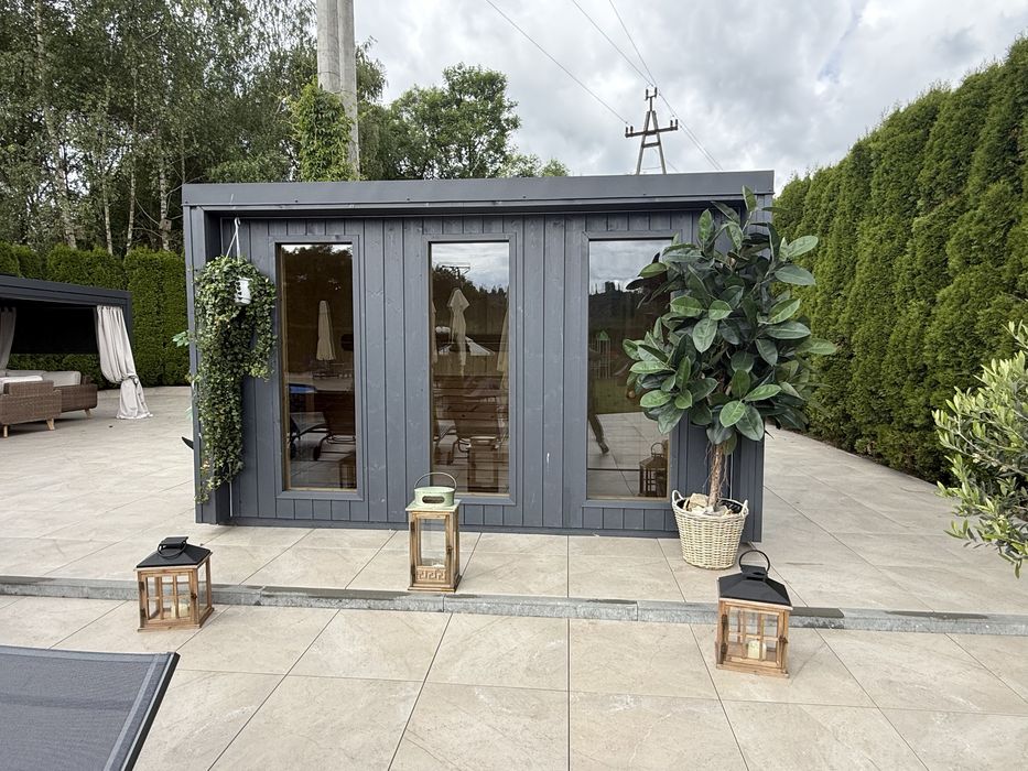 sauna zewnętrzna ocieplona