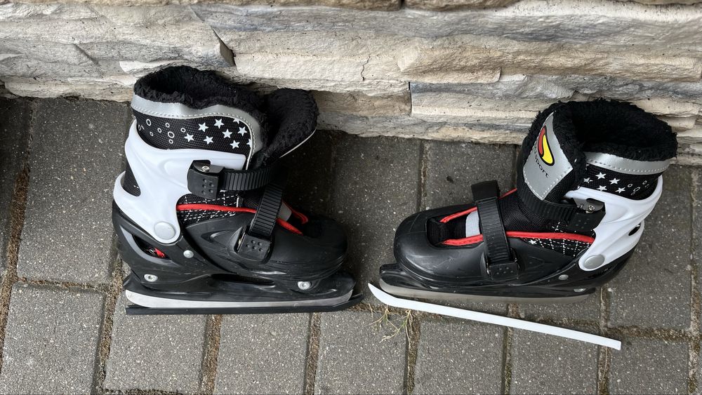 Łyżwy dziecięce SMJ Sport regulowany rozmiar 30-33