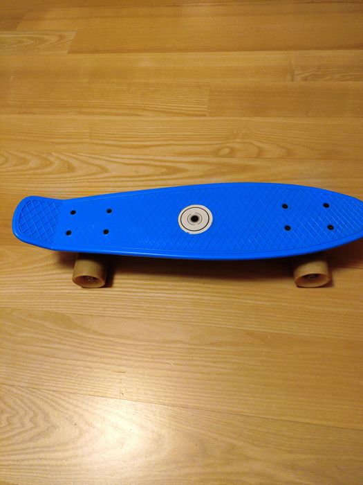 Deska fiszka oxelo skate junior plastic blue.