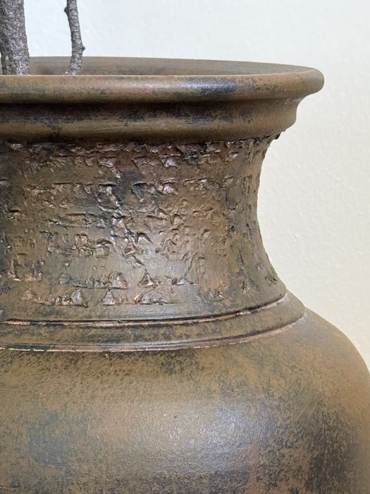 Vaso / jarra de barro 50cm
