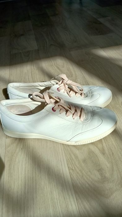 Шкіряні кросівки-кеди,макасини ECCO розмір 39.