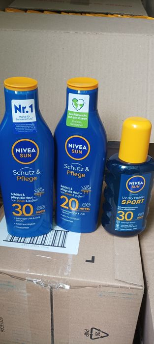 Сонцезахисне молочко Nivea