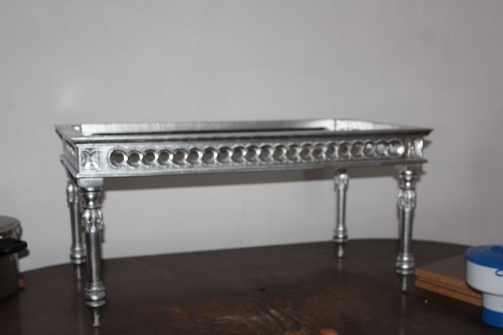 mesa de centro cor prata
