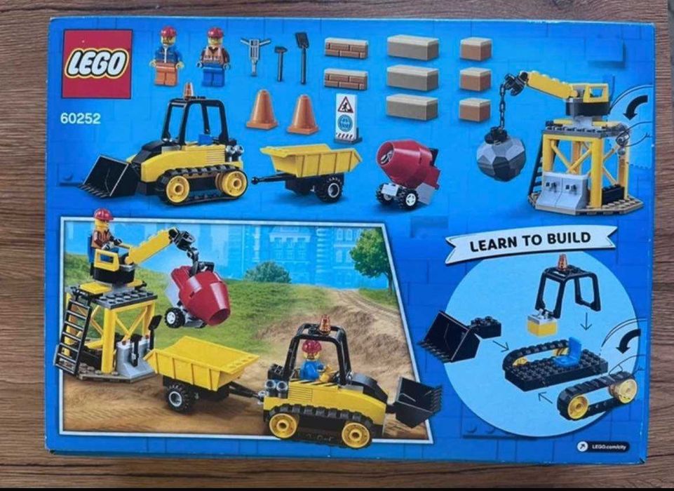 Nowy zestaw Lego City 60252, Buldożer budowlany