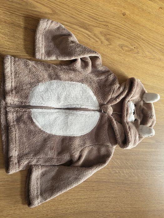 Sweterek Miś rozmiar 74/80 polarowy cieplutki