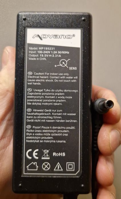 Zasilacze do laptopów HP Toshiba Fujitsu Acer Movano. Tanio